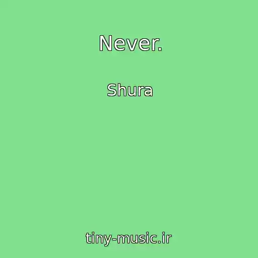 کاور آهنگ Never. از Shura