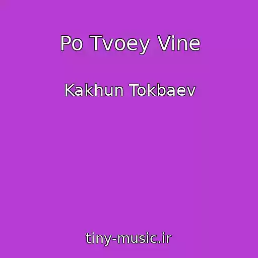 کاور آهنگ Po Tvoey Vine از Kakhun Tokbaev