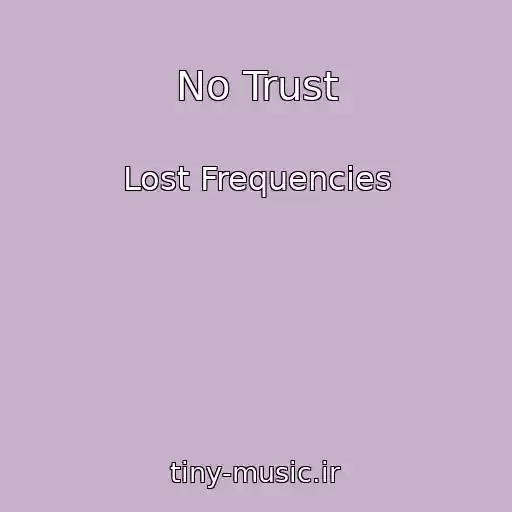 کاور آهنگ No Trust از Lost Frequencies