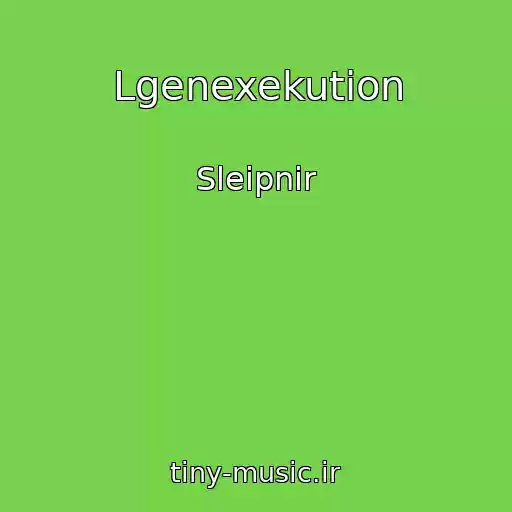 کاور آهنگ Lgenexekution از Sleipnir
