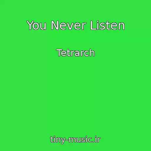 کاور آهنگ You Never Listen از Tetrarch