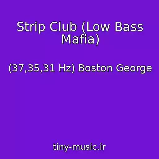 کاور آهنگ Strip Club (Low Bass Mafia) از (37,35,31 Hz) Boston George