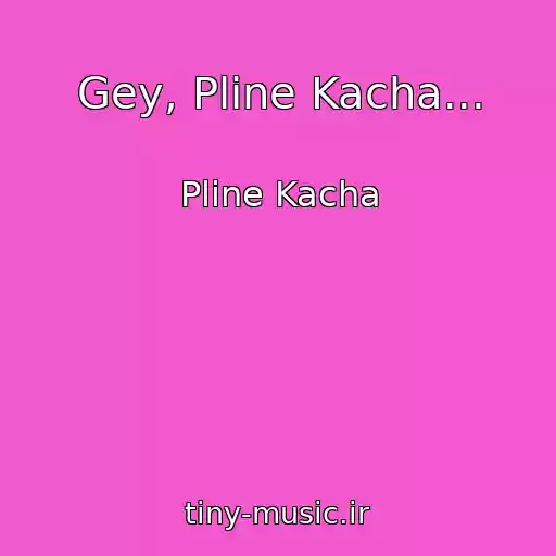 کاور آهنگ Gey, Pline Kacha... از Pline Kacha