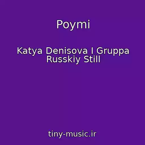 کاور آهنگ Poymi از Katya Denisova I Gruppa Russkiy Still