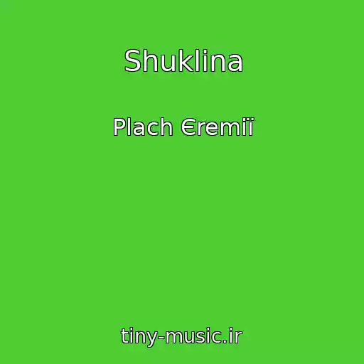 کاور آهنگ Shuklina از Plach Єremії