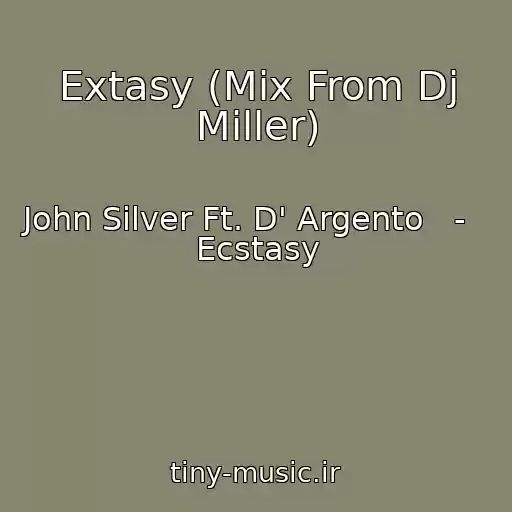کاور آهنگ Extasy (Mix From Dj Miller) از John Silver Ft. D' Argento   -   Ecstasy