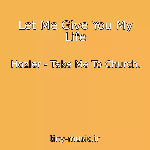 کاور آهنگ Let Me Give You My Life از Hozier - Take Me To Church.