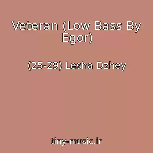 کاور آهنگ Veteran (Low Bass By Egor) از (25-29) Lesha Dzhey