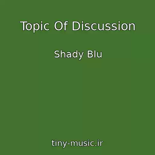 کاور آهنگ Topic Of Discussion از Shady Blu