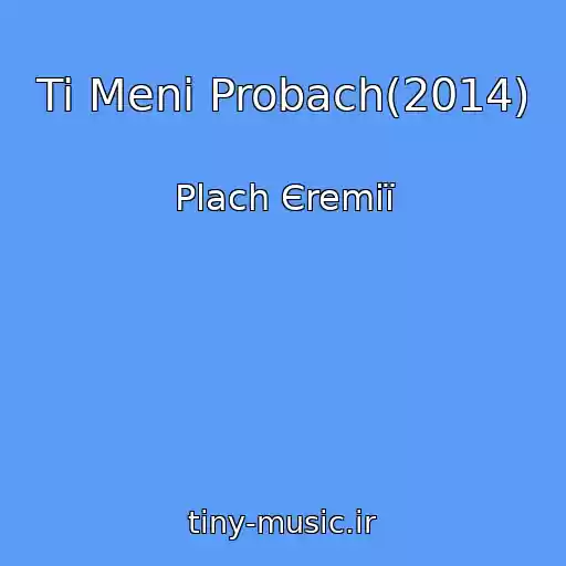 کاور آهنگ Ti Menі Probach(2014) از Plach Єremії