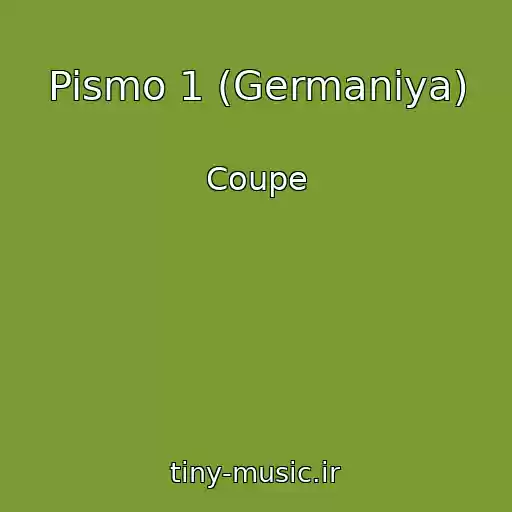کاور آهنگ Pismo 1 (Germaniya) از Coupe