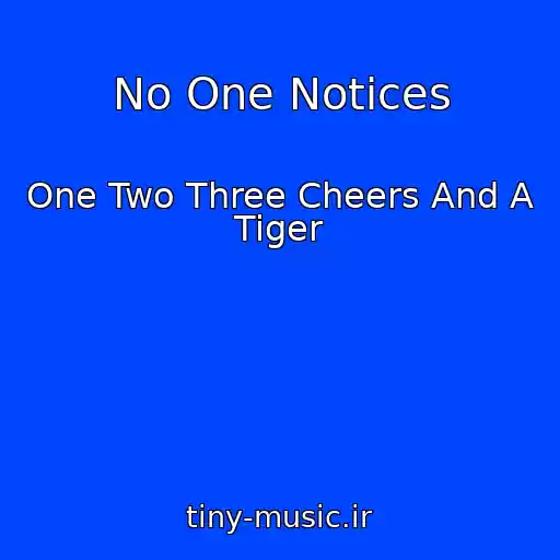 کاور آهنگ No One Notices از One Two Three Cheers And A Tiger