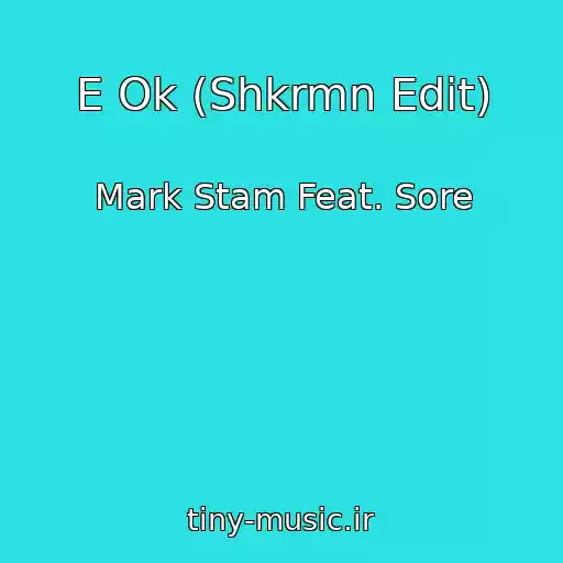 کاور آهنگ E Ok (Shkrmn Edit) از Mark Stam Feat. Sore