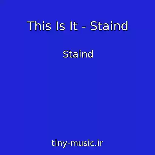 کاور آهنگ This Is It - Staind از Staind