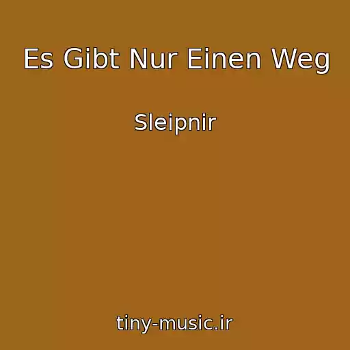 کاور آهنگ Es Gibt Nur Einen Weg از Sleipnir