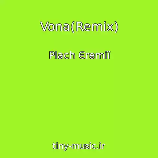 کاور آهنگ Vona(Remix) از Plach Єremії