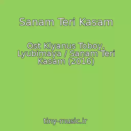 کاور آهنگ Sanam Teri Kasam از Ost Klyanus Toboy, Lyubimaya / Sanam Teri Kasam (2016)