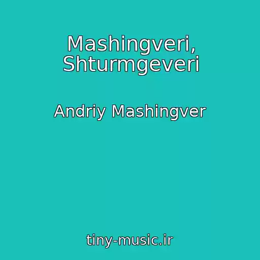 کاور آهنگ Mashingveri, Shturmgeveri از Andrіy Mashingver