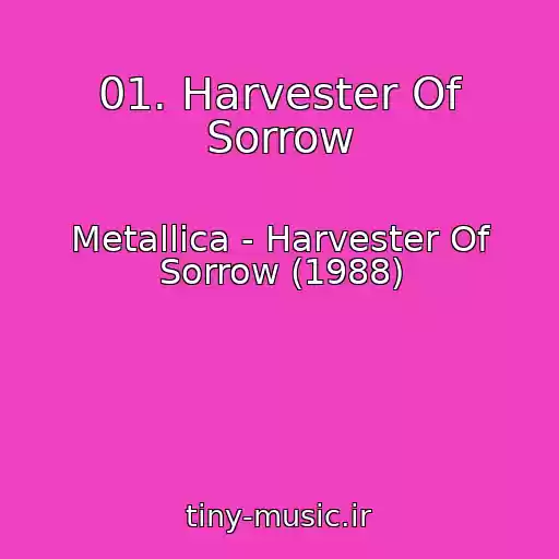 کاور آهنگ 01. Harvester Of Sorrow از Metallica - Harvester Of Sorrow (1988)