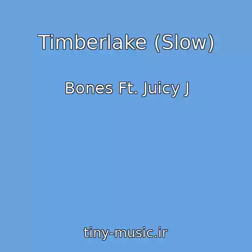 کاور آهنگ Timberlake (Slow) از Bones Ft. Juicy J