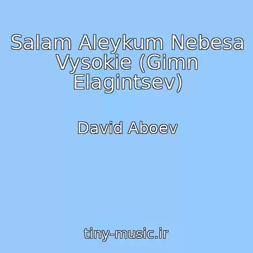 کاور آهنگ Salam Aleykum Nebesa Vysokie (Gimn Elagintsev) از David Aboev