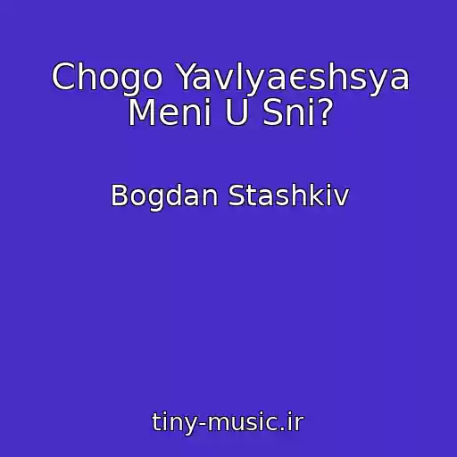 کاور آهنگ Chogo Yavlyaєshsya Menі U Snі? از Bogdan Stashkіv