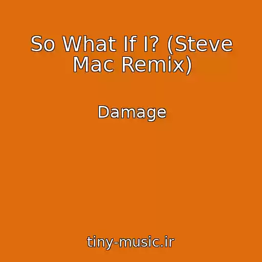 کاور آهنگ So What If I? (Steve Mac Remix) از Damage