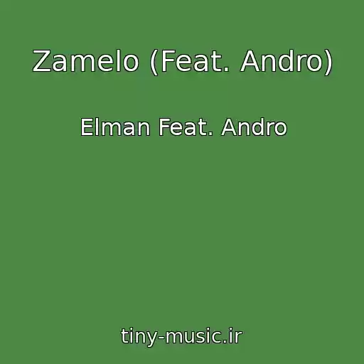 کاور آهنگ Zamelo (Feat. Andro) از Elman Feat. Andro