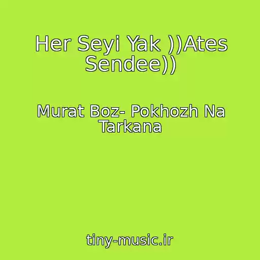 کاور آهنگ Her Seyi Yak ))Ates Sendee)) از Murat Boz- Pokhozh Na Tarkana