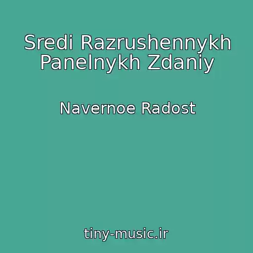 کاور آهنگ Sredi Razrushennykh Panelnykh Zdaniy از Navernoe Radost