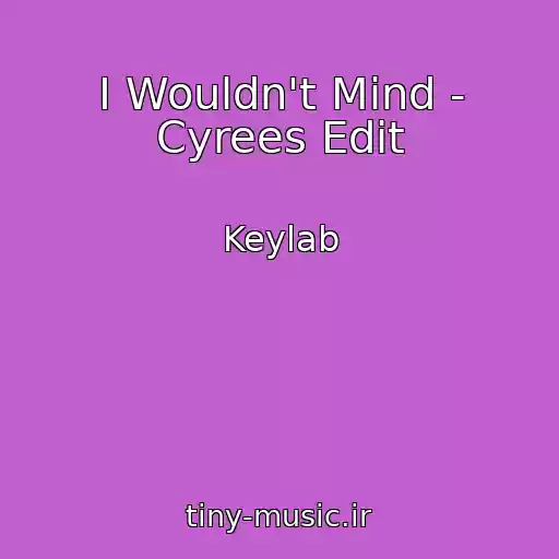 کاور آهنگ I Wouldn't Mind - Cyrees Edit از Keylab