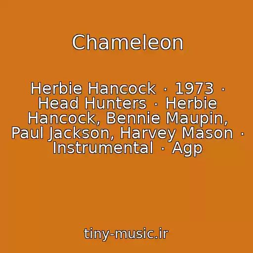 کاور آهنگ Chameleon از Herbie Hancock ٠ 1973 ٠ Head Hunters ٠ Herbie Hancock, Bennie Maupin, Paul Jackson, Harvey Mason ٠ Instrumental ٠ Agp