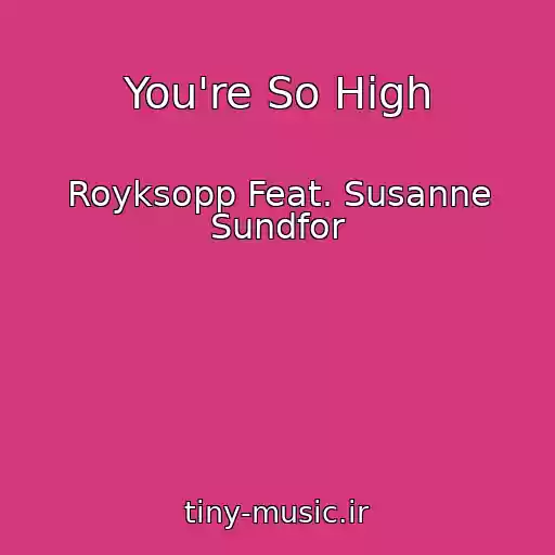 کاور آهنگ You're So High از Royksopp Feat. Susanne Sundfor