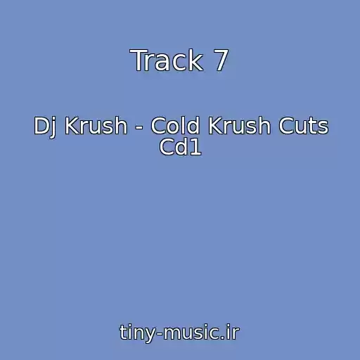کاور آهنگ Track 7 از Dj Krush - Cold Krush Cuts Cd1