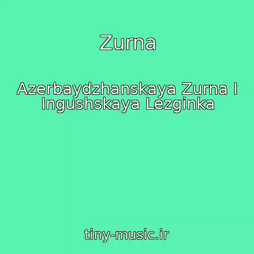 کاور آهنگ Zurna از Azerbaydzhanskaya Zurna I Ingushskaya Lezginka