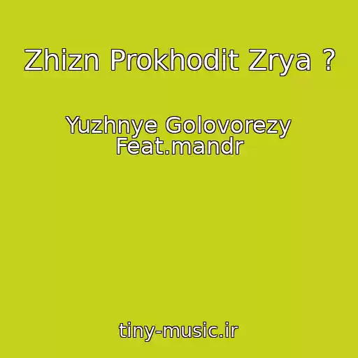 کاور آهنگ Zhizn Prokhodit Zrya ? از Yuzhnye Golovorezy Feat.mandr