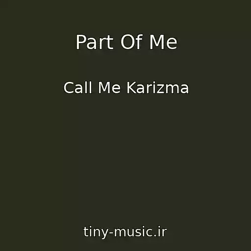 کاور آهنگ Part Of Me از Call Me Karizma