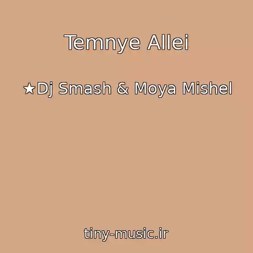 کاور آهنگ Temnye Allei از ★Dj Smash & Moya Mishel