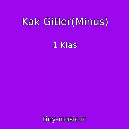 کاور آهنگ Kak Gitler(Minus) از 1 Klas