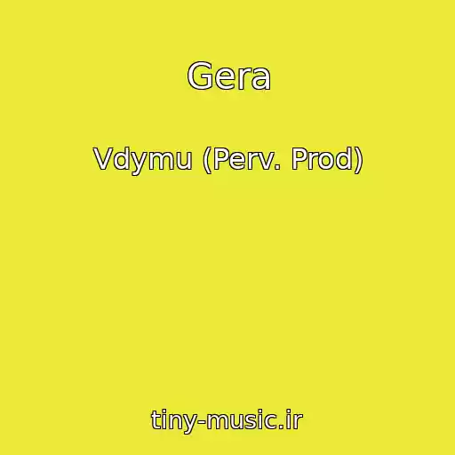 کاور آهنگ Gera از Vdymu (Perv. Prod)