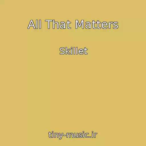 کاور آهنگ All That Matters از Skillet