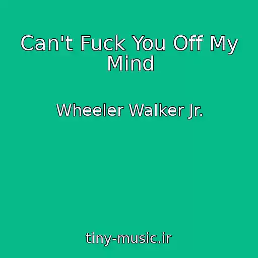 کاور آهنگ Can't Fuck You Off My Mind از Wheeler Walker Jr.