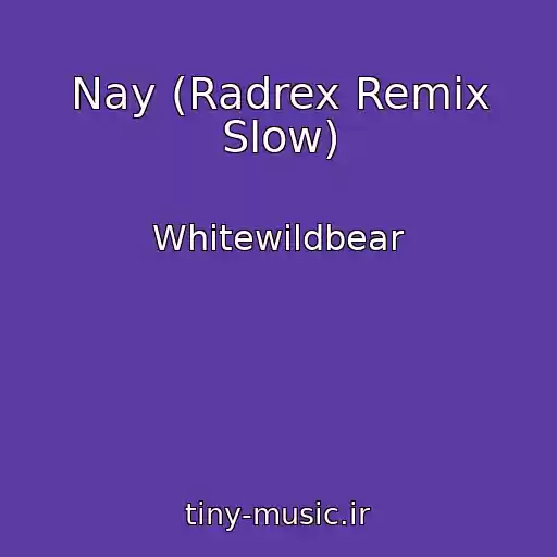 کاور آهنگ Nay (Radrex Remix Slow) از Whitewildbear