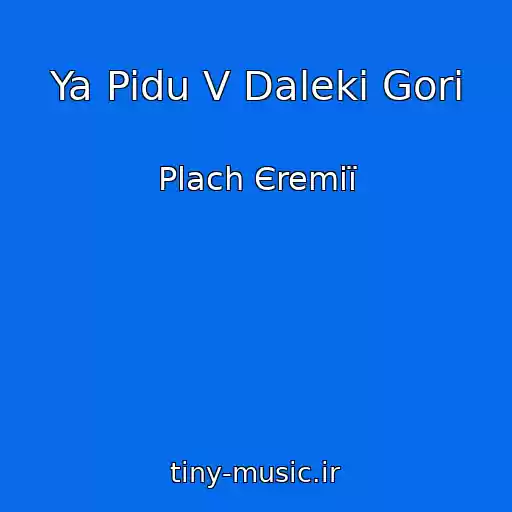 کاور آهنگ Ya Pidu V Daleki Gori از Plach Єremії
