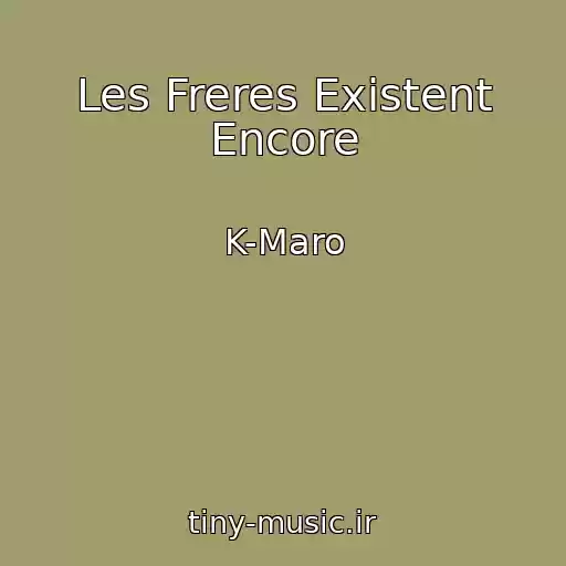 کاور آهنگ Les Freres Existent Encore از K-Maro