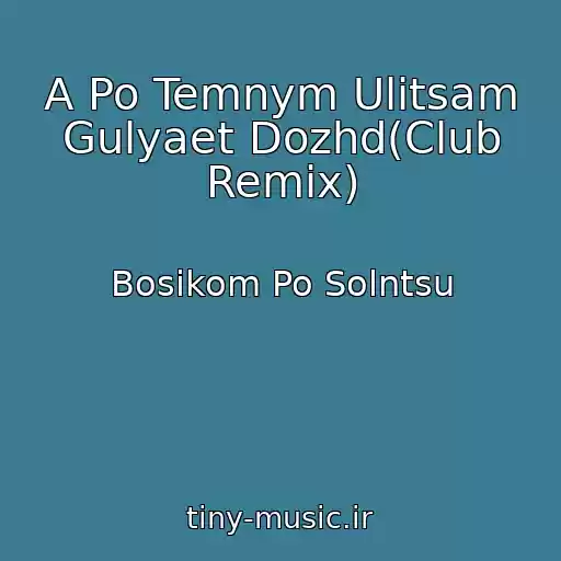کاور آهنگ A Po Temnym Ulitsam Gulyaet Dozhd(Club Remix) از Bosikom Po Solntsu