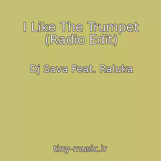 کاور آهنگ I Like The Trumpet (Radio Edit) از Dj Sava Feat. Raluka