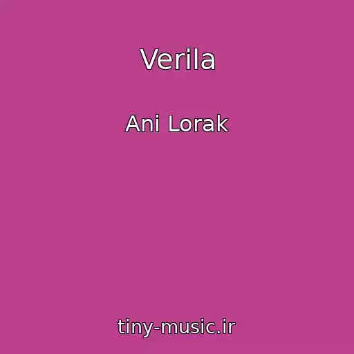 کاور آهنگ Verila از Ani Lorak
