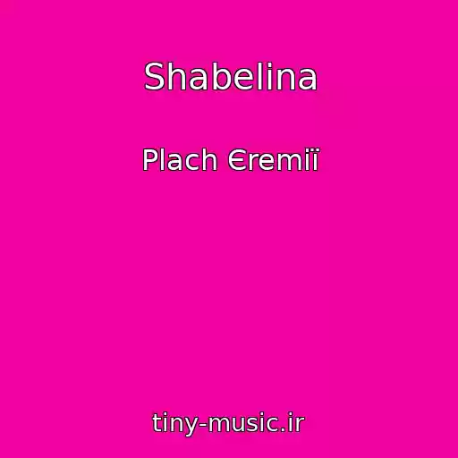 کاور آهنگ Shabelina از Plach Єremії