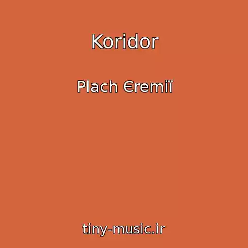 کاور آهنگ Koridor از Plach Єremії